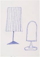 Beleuchtung (aus der Serie Täuschungen),2015, Kugelschreiber auf Papier / Ballpoint pen on paper, 29,7x21 cm