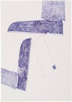 Geld (aus der Serie Täuschungen),2015, Kugelschreiber auf Papier / Ballpoint pen on paper, 29,7x21 cm